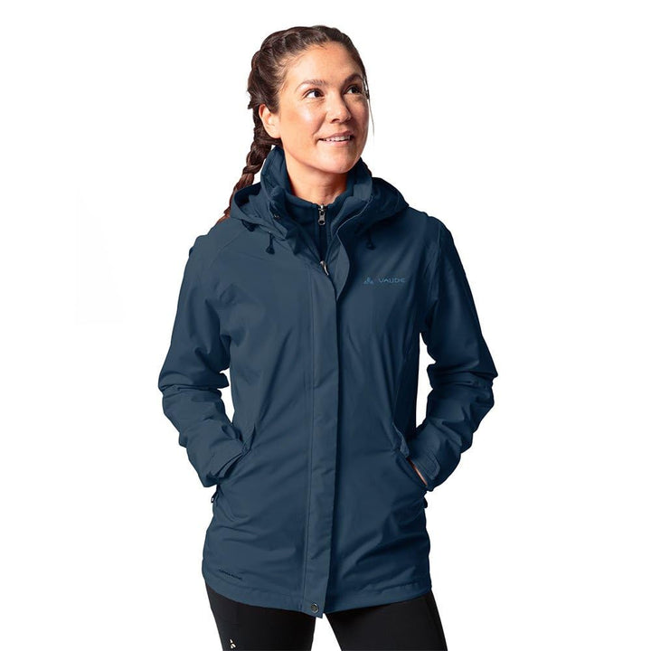 VAUDE Damen Women's Rosemoor 3in1 Jacket Doppeljacke 40 dark sea uni, 40 dark sea uni