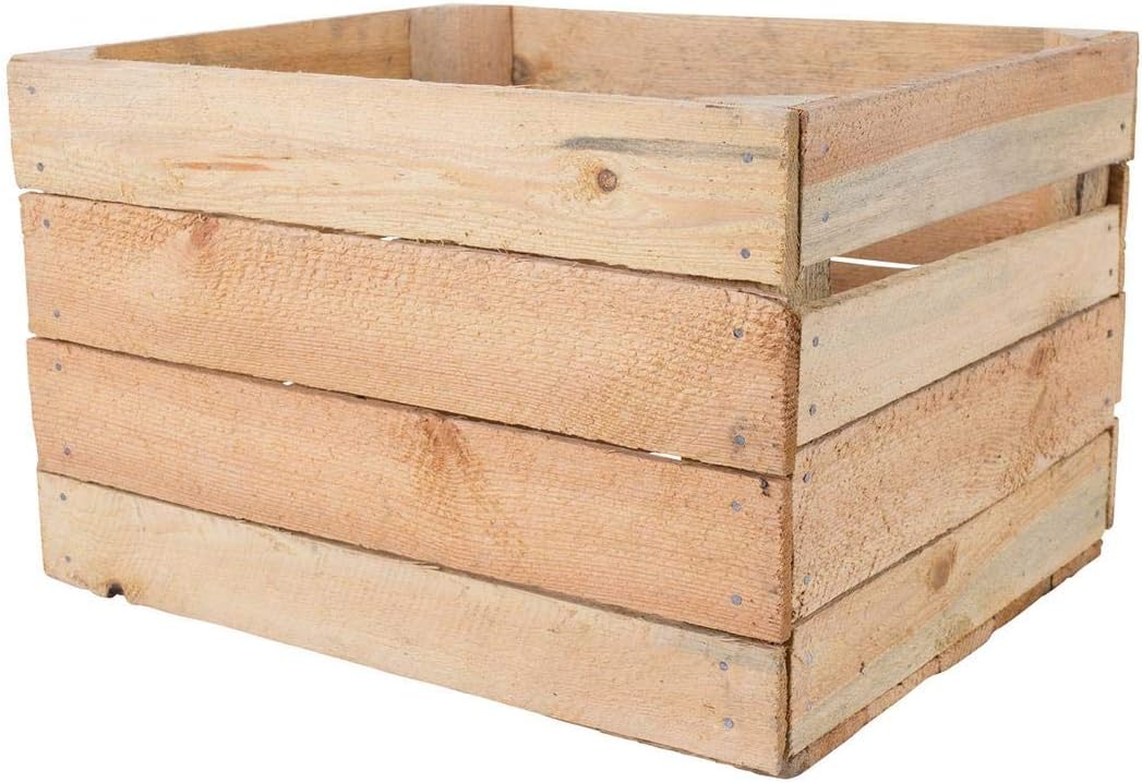 Vintage-Möbel24 Gebrauchte Obstkisten Weinkisten Massive Holzkisten Naturbelassen/Regal (4,8) 1, 1