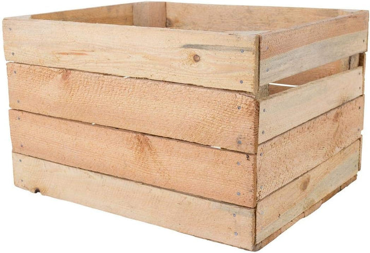 Vintage-Möbel24 Gebrauchte Obstkisten Weinkisten Massive Holzkisten Naturbelassen/Regal (4,8) 1, 1