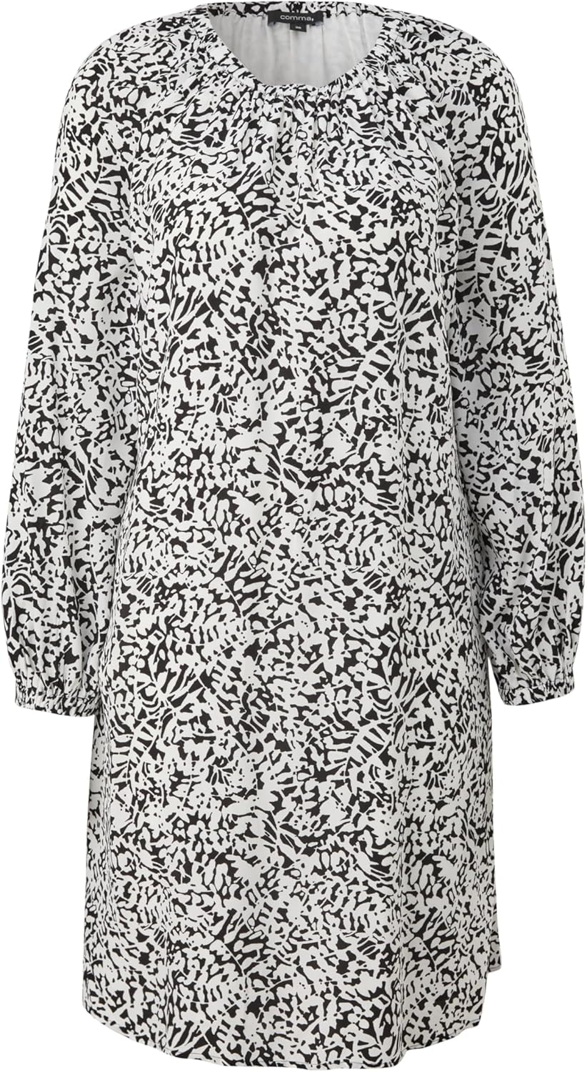 comma Damen Kleid, Schwarz 99c1