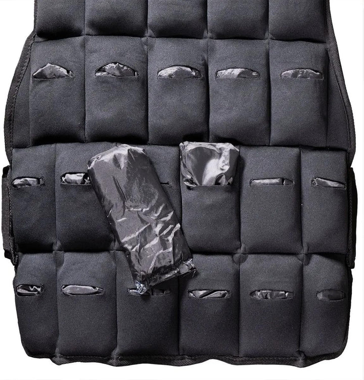 GymBeam Gewichtsweste - Effektives Fitness-Accessoire, mit Klettverschluss, anpassbares Gewicht, ver