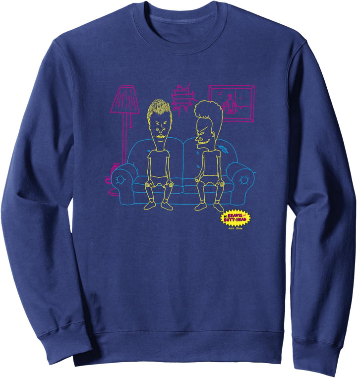 Beavis and Butt-Head Neon Sweatshirt