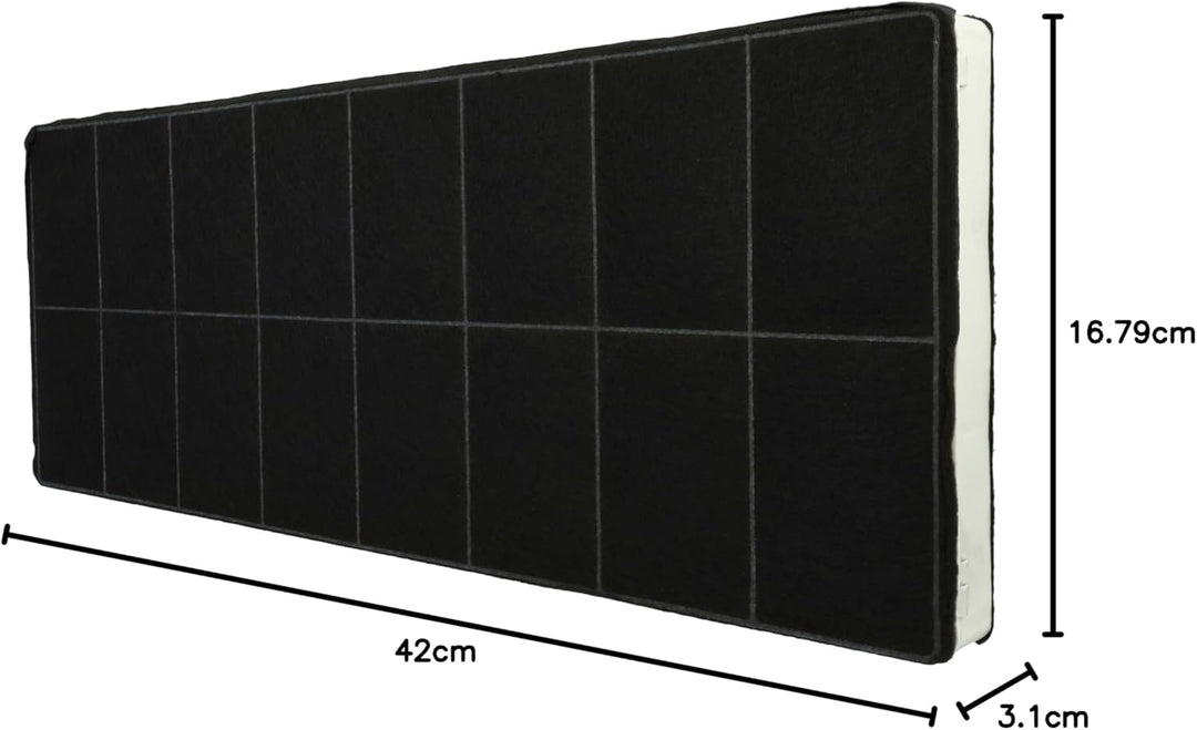 vhbw Aktivkohlefilter kompatibel mit Bosch DHI635H/03, DHI635H/06, DHI635G, DHI635H/01, DHI635H/07 D