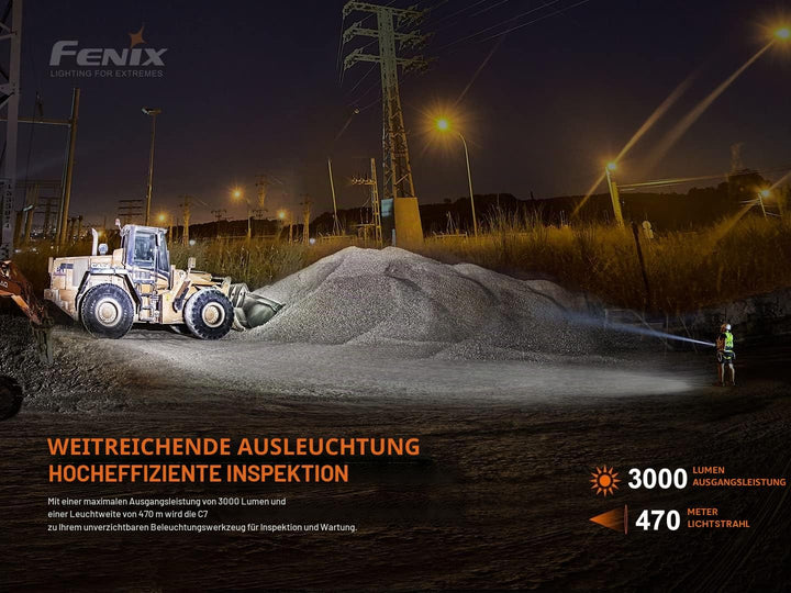 FENIX C7 Taschenlampe, Mehrfarbig (Mehrfarbig),