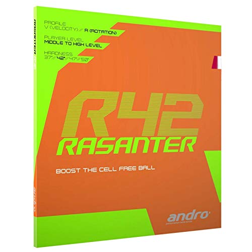 ANDRO Belag Rasanter R 42 2,0 mm, schwarz 2,0 mm, schwarz, 2,0 mm, schwarz 2,0 mm, schwarz