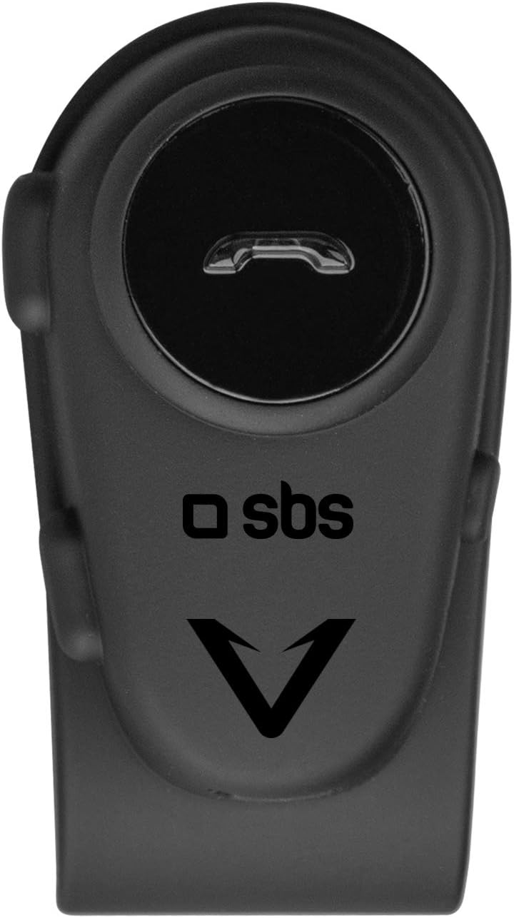 SBS Headset für Motorrad - Headset mit 10h Laufzeit, Anti Wind Geräusche, widerstandsfähig gegen Was