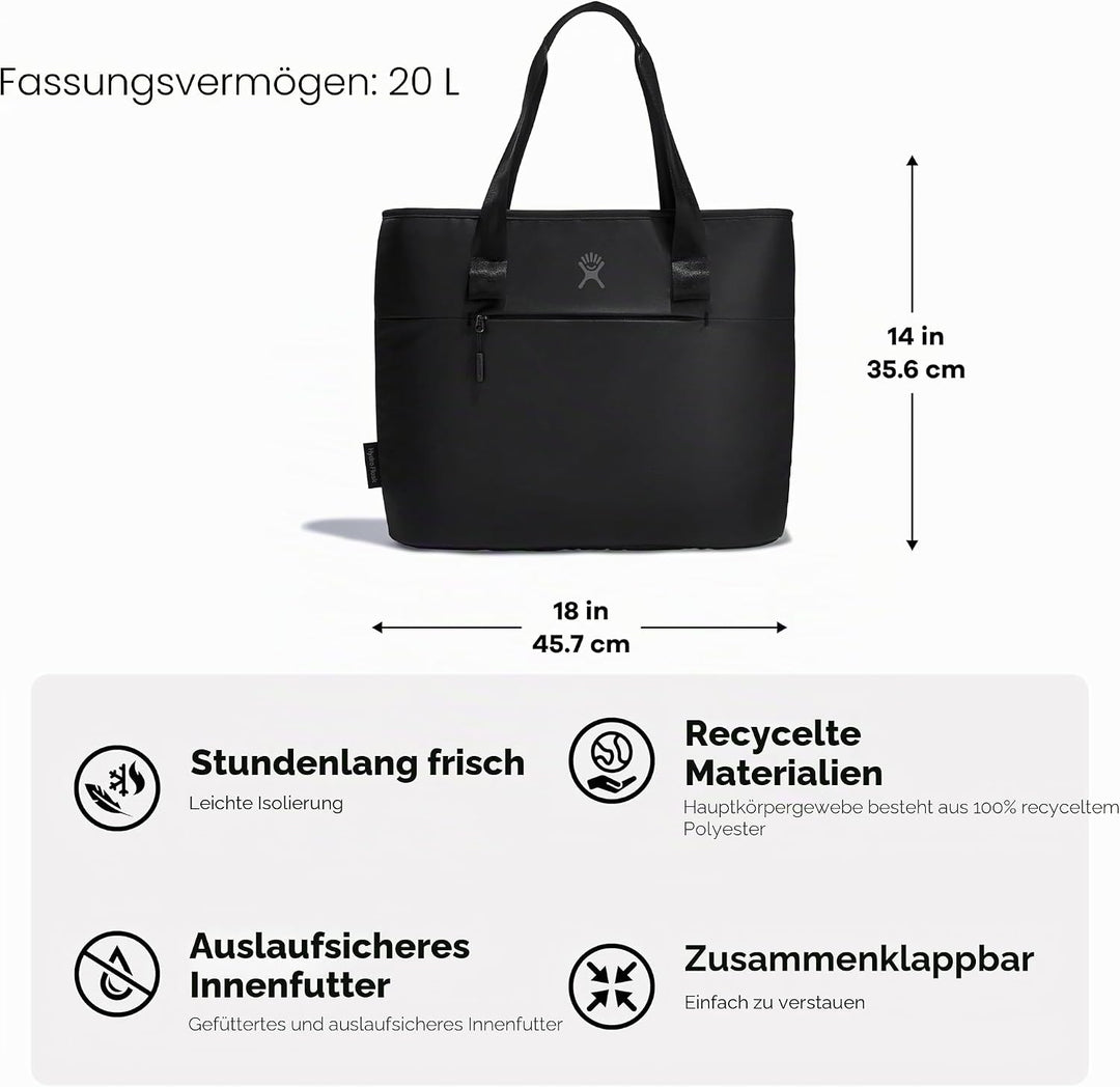 Hydro Flask - Isolierte Tragetasche 20 L (21,1 qt) - Leichte und vielseitige Kühltasche mit auslaufs