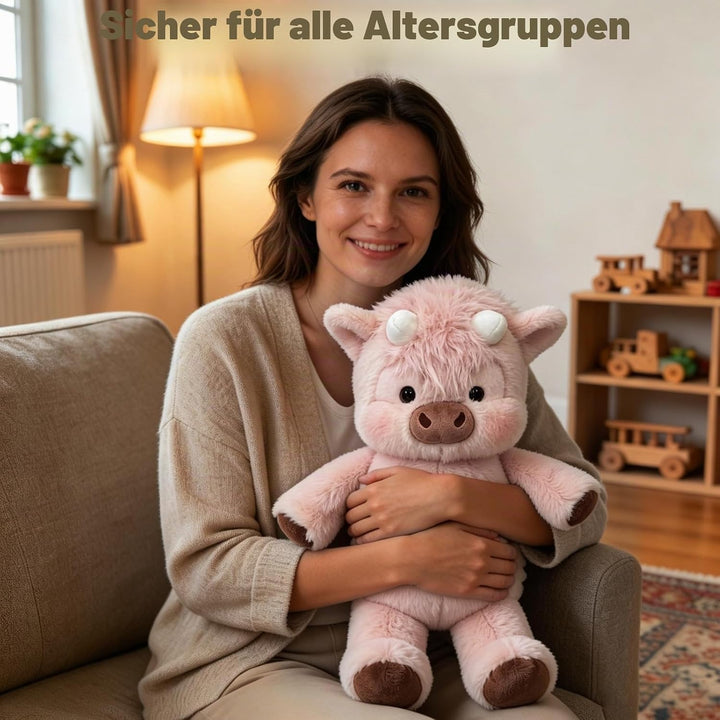 Running Cow Plush 45cm, Laufendes Kuscheltier, Interaktive Plüschtier Einer Laufenden Kuh, Kuh Kusch