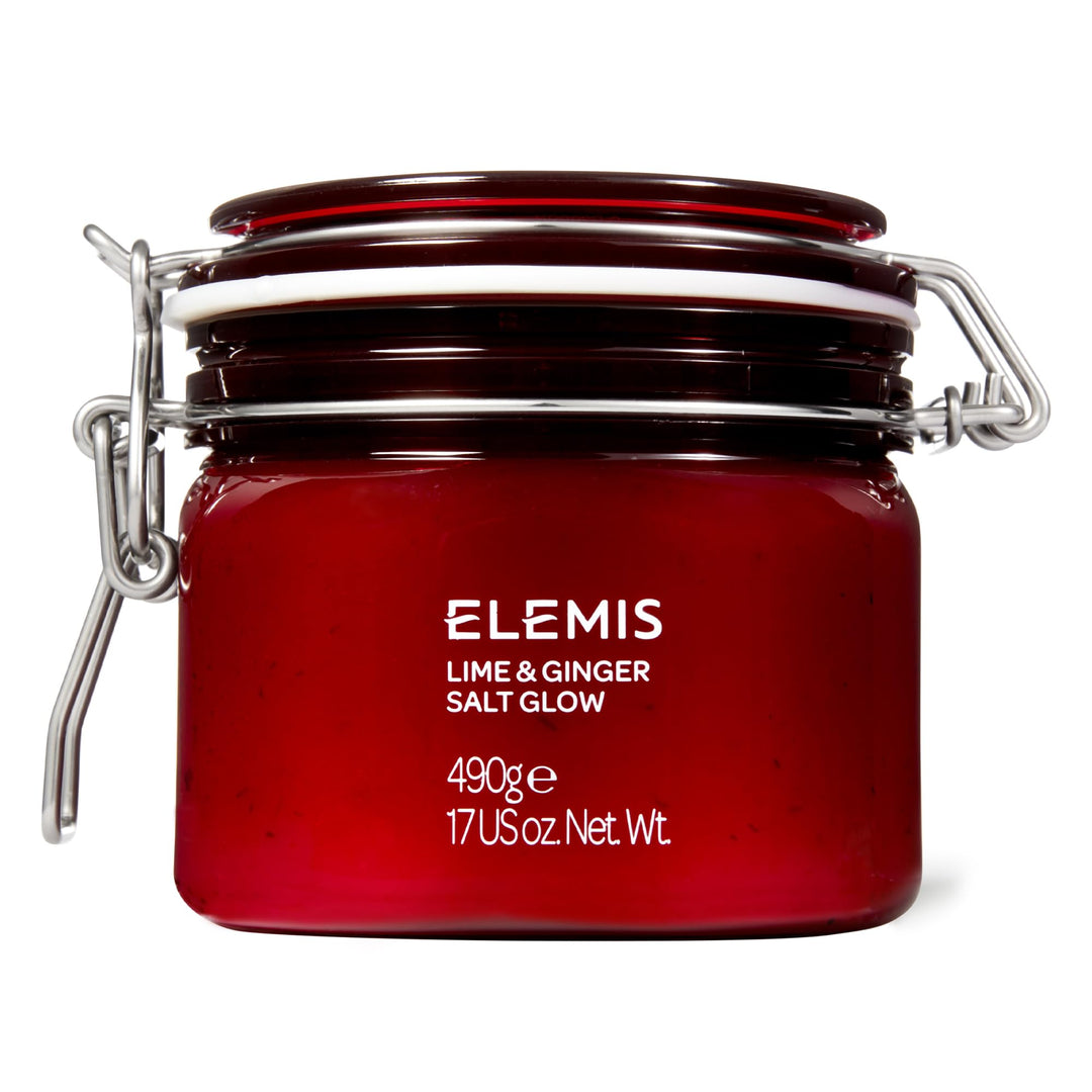 Elemis Limetten und Ingwer Salt Glow, belebendes Körperpeeling, 1er Pack (1 x 490 g) 490 g (1er Pack