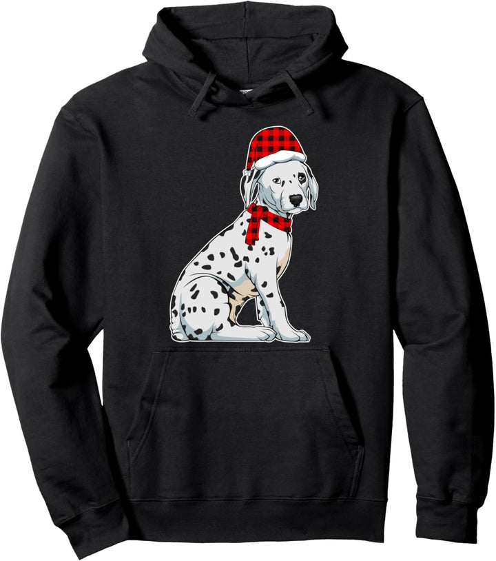 Dalmatiner Weihnachtsmütze Weihnachten Punkte Flecken Hunde Pullover Hoodie