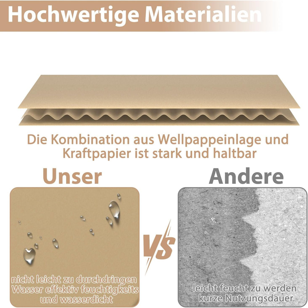 ACXIN Schuhboxen Stapelbar Boxen-Set,Aufbewahrungsbox Schubladen mit Transparentes Sichtfenster,Papp