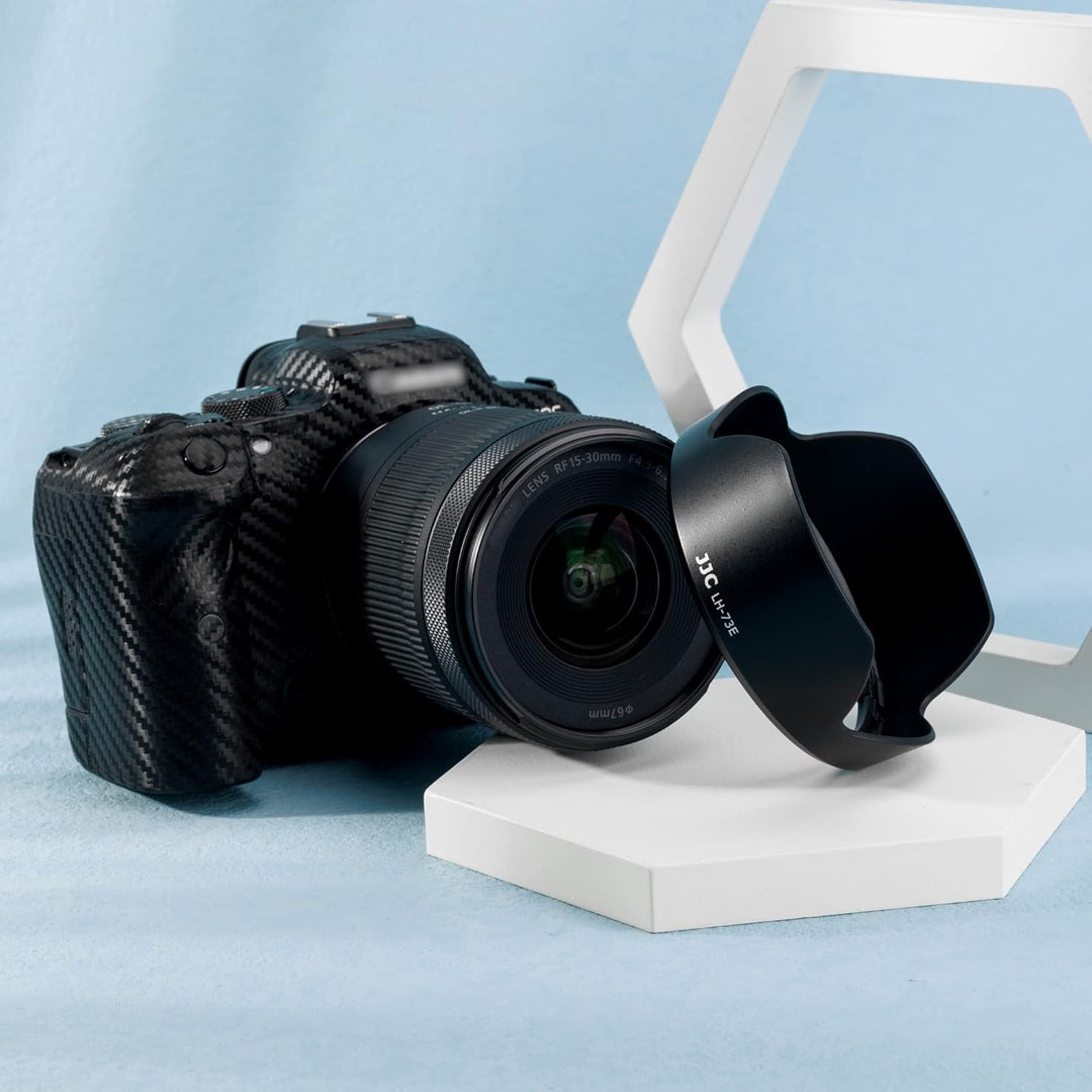 JJC EW-73E Gegenlichtblende, wendbar für Canon RF 15-30 mm F4.5-6.3 is STM Objektiv, ersetzt Canon E