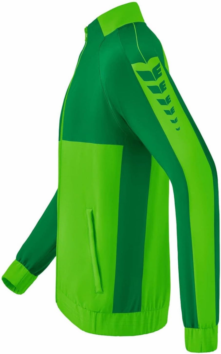 Erima Herren Six Wings Präsentationsjacke, S Green/Smaragd