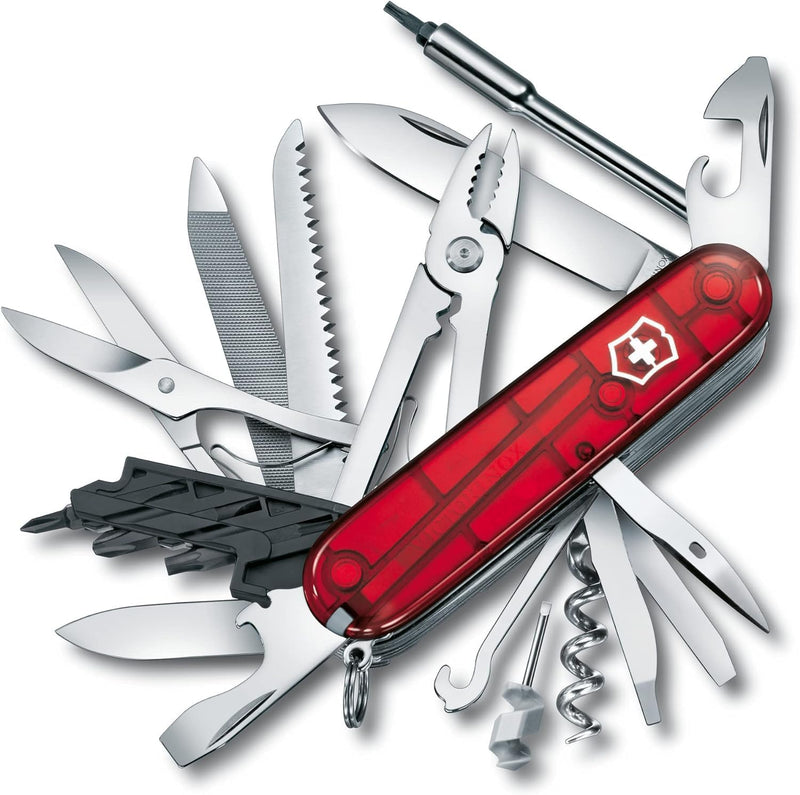 Victorinox Taschenmesser Cyber Tool L (39 Funktionen, Metallfeile, Bit-Schlüssel, Kugelschreiber, Za