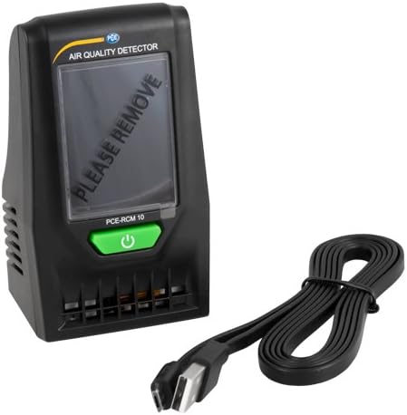 Luftqualitätsmessgerät PCE-RCM 10 zur Messung der Staubbelastung/PM 2,5 und PM 10 / Ampelfunktion/gr