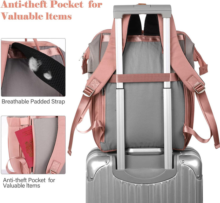 Rucksack Damen für Schule Laptop Rucksack 17,3 Zoll Schulrucksack Mädchen Teenager Daypack wasserdic