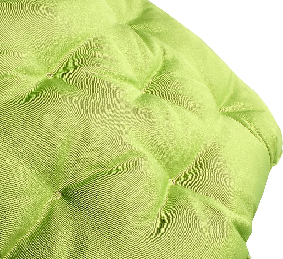 HOMECALL Wendekissen für Gartenpalette mit Rückenlehne, ca. 120 x 140 x 12 cm, mehrfarbig Grün/Beige