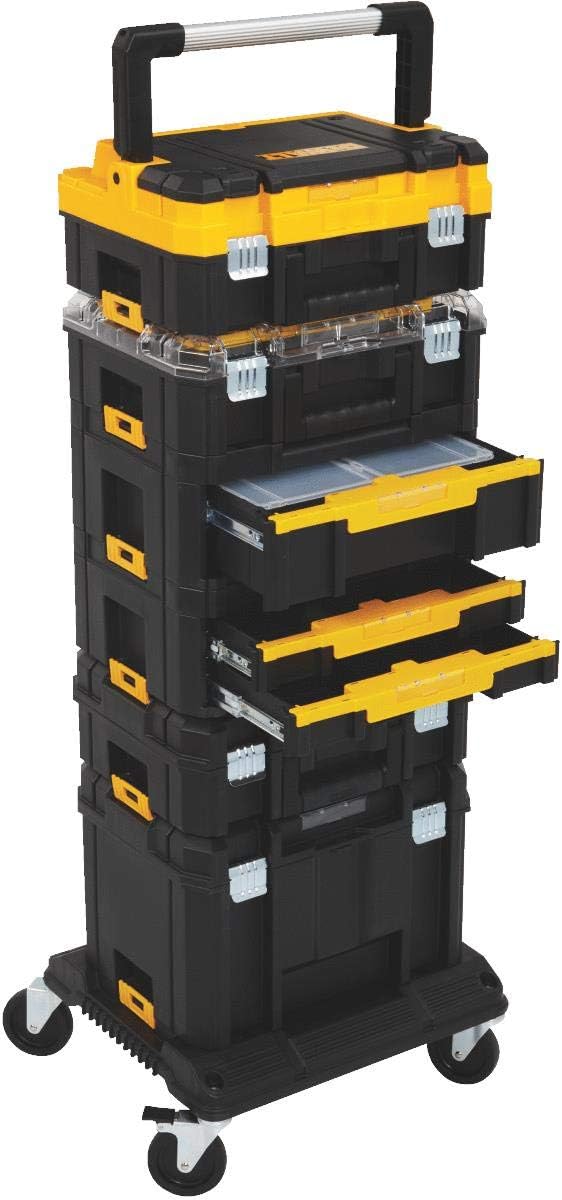 Dewalt DWST17807 TSTAK, rot, DWST17889 4-Rad Wagen, 4-Rad Wagen