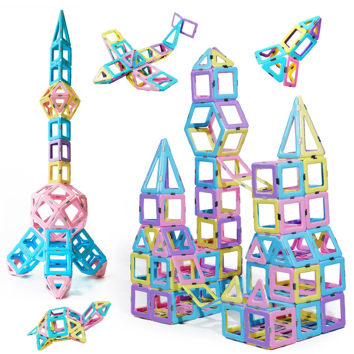 Magblock Magnetische Bausteine - Magnet Konstruktion Bauen Blöcke Kinder Geschenk Spielzeug für Jung