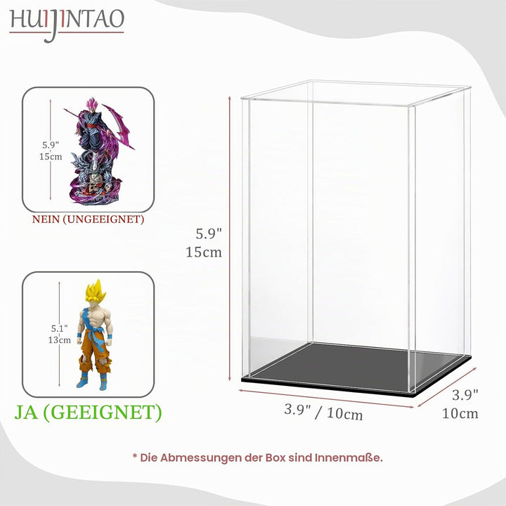 Huijintao Acryl Vitrine/Schaukasten/Display Case/Display Box für Figuren, Sammlerstücke | Selbstmont