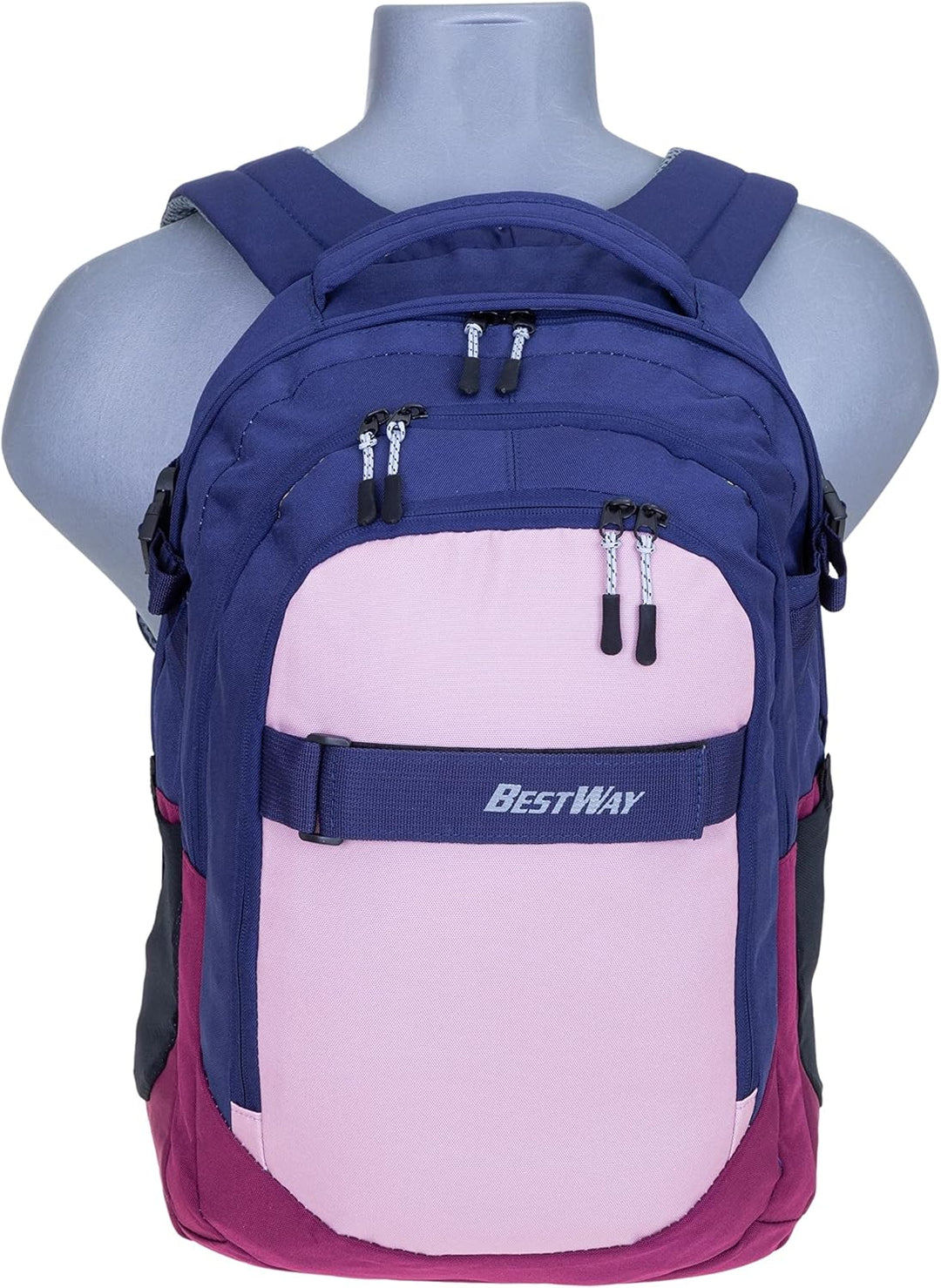 Bestway 2 Teile Set Schulrucksack Packer Jungen Mädchen Rucksack Schultasche 40177 + Trinkflasche (R
