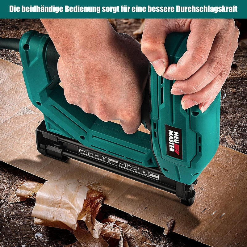 Elektrotacker,NEU MASTER tacker NTC0040 für Polsterei, Textilien befestigen und Holzbearbeitung Proj