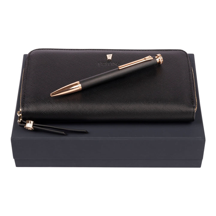 Festina Schmuckset Mademoiselle Kugelschreiber & Reisegeldbörse in der Farbe: Schwarz, FPBL222A