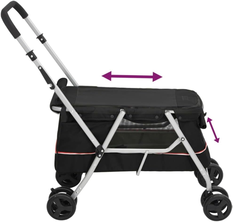 Hundeanhänger verfügt über eine Federung für eine reibungslose bicycletrailer-17219-dyq-250827-bjhq