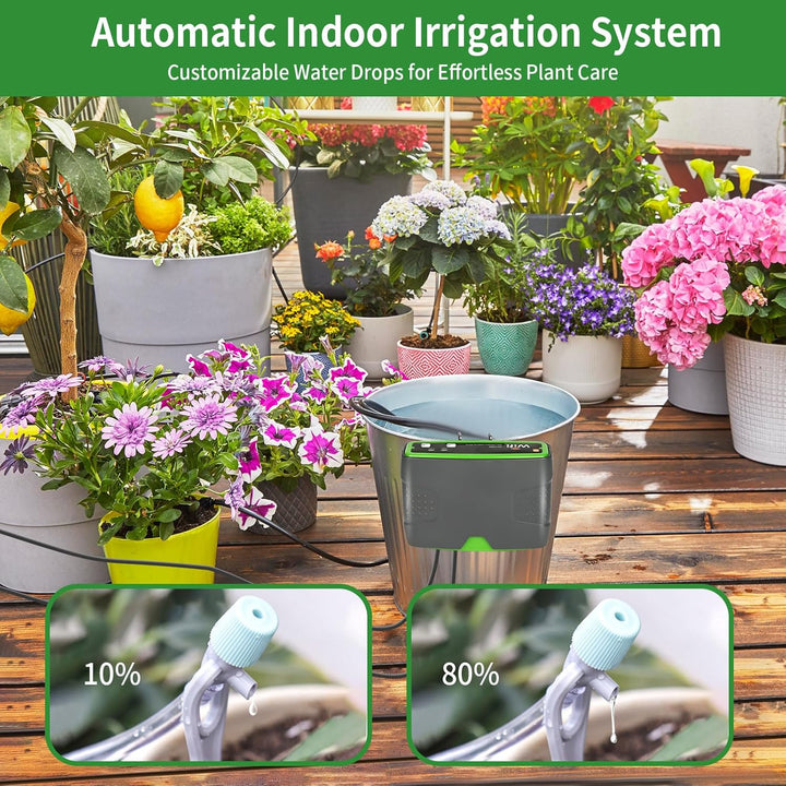 Automatisches Bewässerungssystem Indoor für Garten Pflanzen, Vankarr WiFi Automatische Bewässerung m