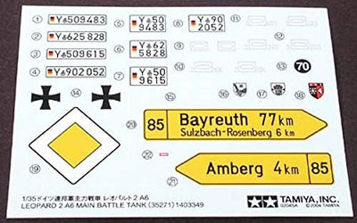 Tamiya 300035271-1:35 Bundeswehr Leopard 2A6 (3)