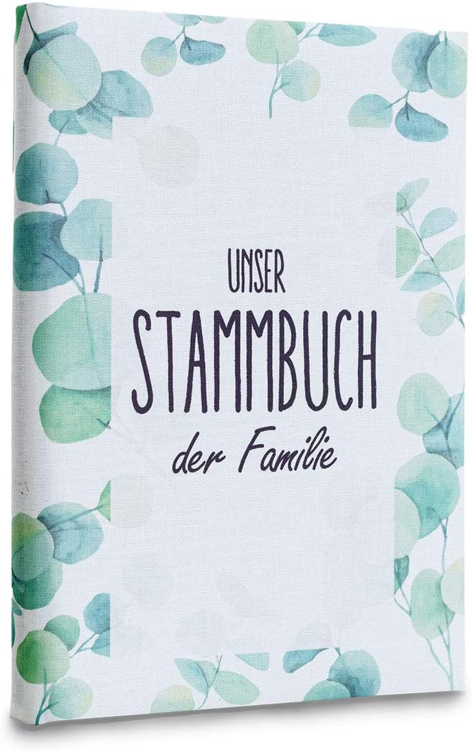 Hochzeitideal Stammbuch der Familie Familienstammbuch bedruckten Buchbinderleinen (Serie Terence (51