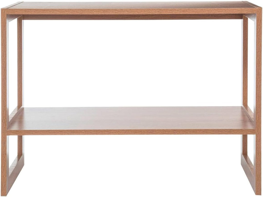 5 five simply smart 5five – Mix N Modul Stapelbares Regal, Holzoptik, 2 Ebenen, 69 x 33,5 x 51 cm –