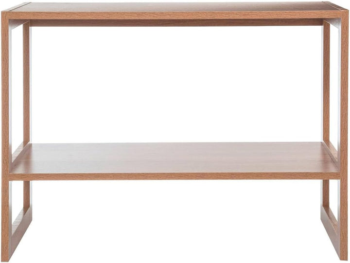 5 five simply smart 5five – Mix N Modul Stapelbares Regal, Holzoptik, 2 Ebenen, 69 x 33,5 x 51 cm –