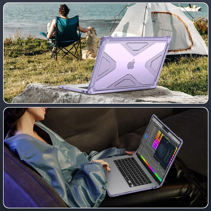 Fintie Hülle Kompatibel mit MacBook Air 15 M5 M4 M3 M2 (2026-2023) A3448 A3241 A3114 A2941, Ganzkörp