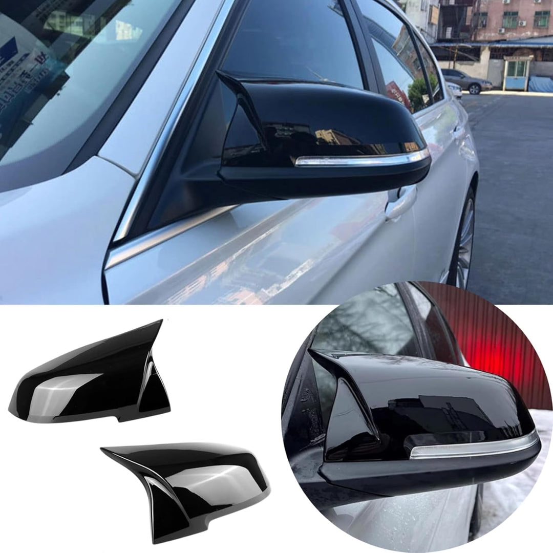 Ezweiji F30 Spiegelkappen,1 Paar Auto Spiegelkappen Rückspiegelgehäuse Kompatibel für F20 F21 F22 F2