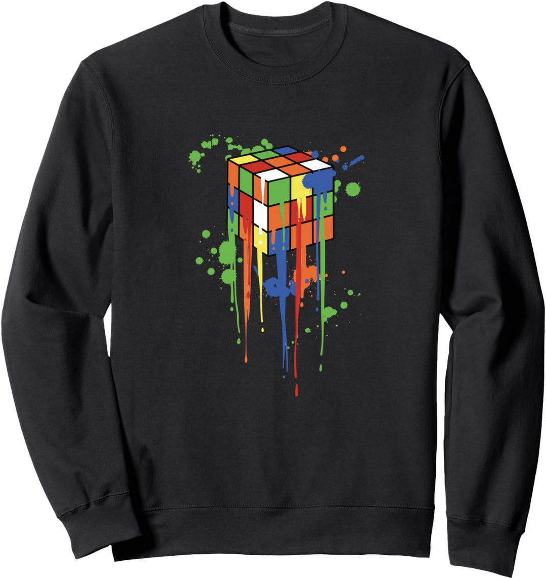 Magischer Würfel Zauberwürfel Rubik Sweatshirt