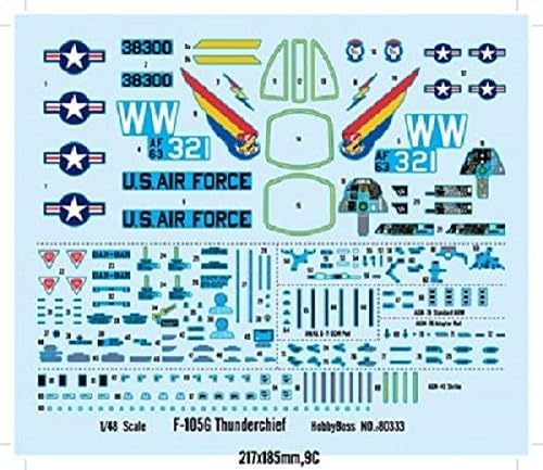 Hobby Boss 80333 Modellbausatz F-105G Thunderchief