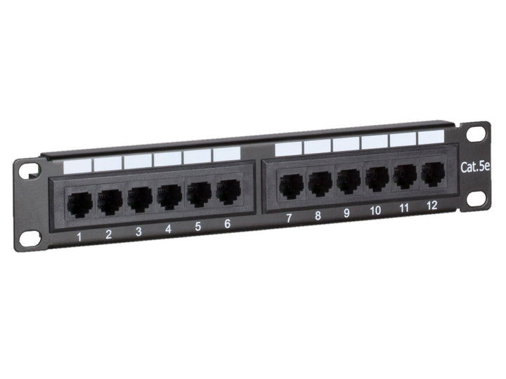 DSIT Patchpanel 10 Zoll - 12-Fach UTP Patchpanel CAT 5e 10 Zoll - 12-fach Cat5e UTP, 10 Zoll - 12-fa