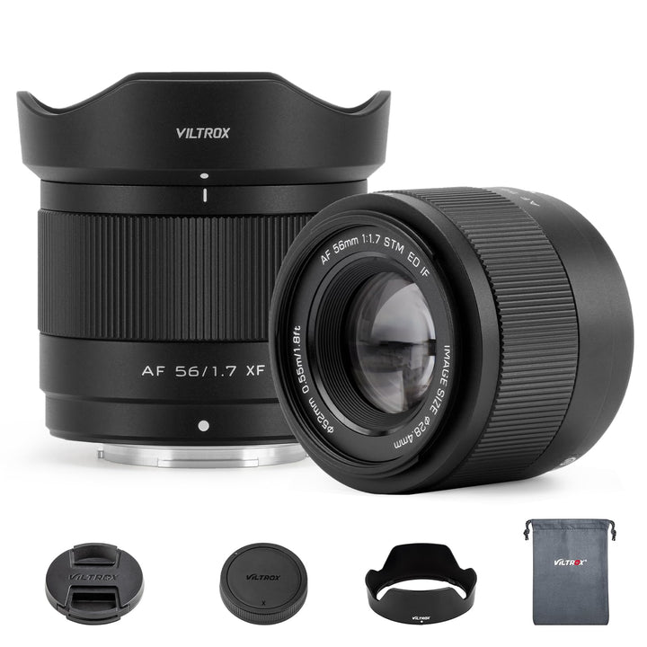 VILTROX 56 mm F1.7 APS-C-Autofokusobjektive für Fuji X-Mount-Kameraobjektive Standardobjektiv mit Gr