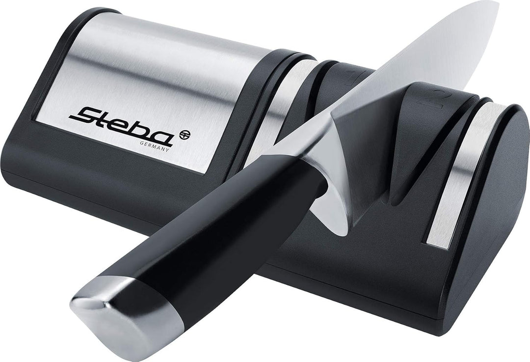 Steba Elektrischer Messerschärfer KS 1, für alle Arten von Messern (Metall, Keramik), Diamant-Schlei