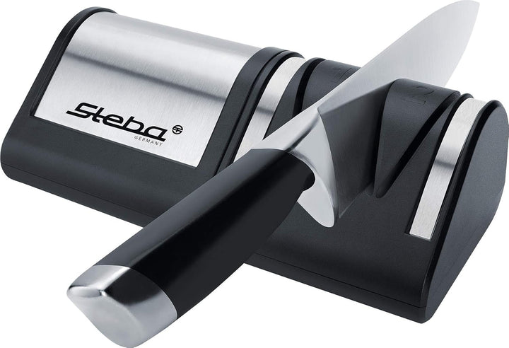 Steba Elektrischer Messerschärfer KS 1, für alle Arten von Messern (Metall, Keramik), Diamant-Schlei