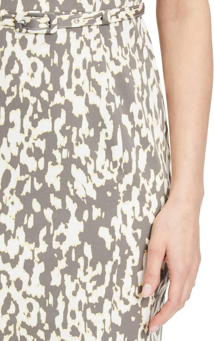 Vera Mont Damen Kleid 40 Khaki/Gelb, 40 Khaki/Gelb