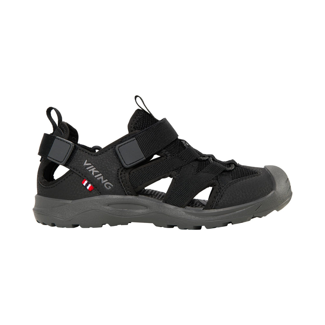 Viking Unisex Kinder Adventure Jr Sandal, 35 EU Weit Black Charcoal
