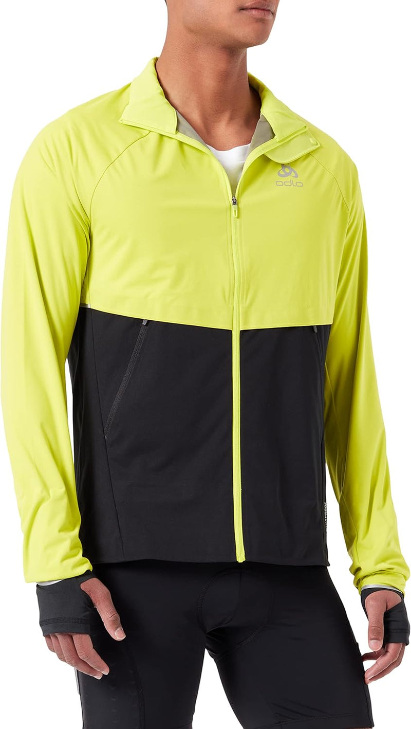 Odlo Herren Zeroweight Pro Warm Jacke S Evening Primrose - Black, S Evening Primrose - Black