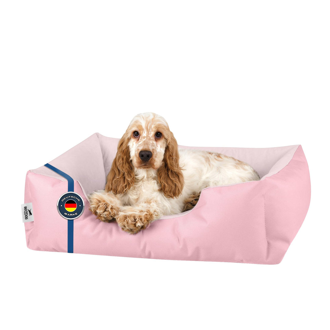 BedDog Hundebett Zara, Hundekissen mit abziehbaren waschbaren Bezug, Hundekorb, Hundesofa, für klein