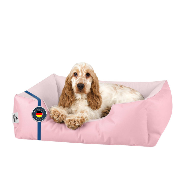 BedDog Hundebett Zara, Hundekissen mit abziehbaren waschbaren Bezug, Hundekorb, Hundesofa, für klein