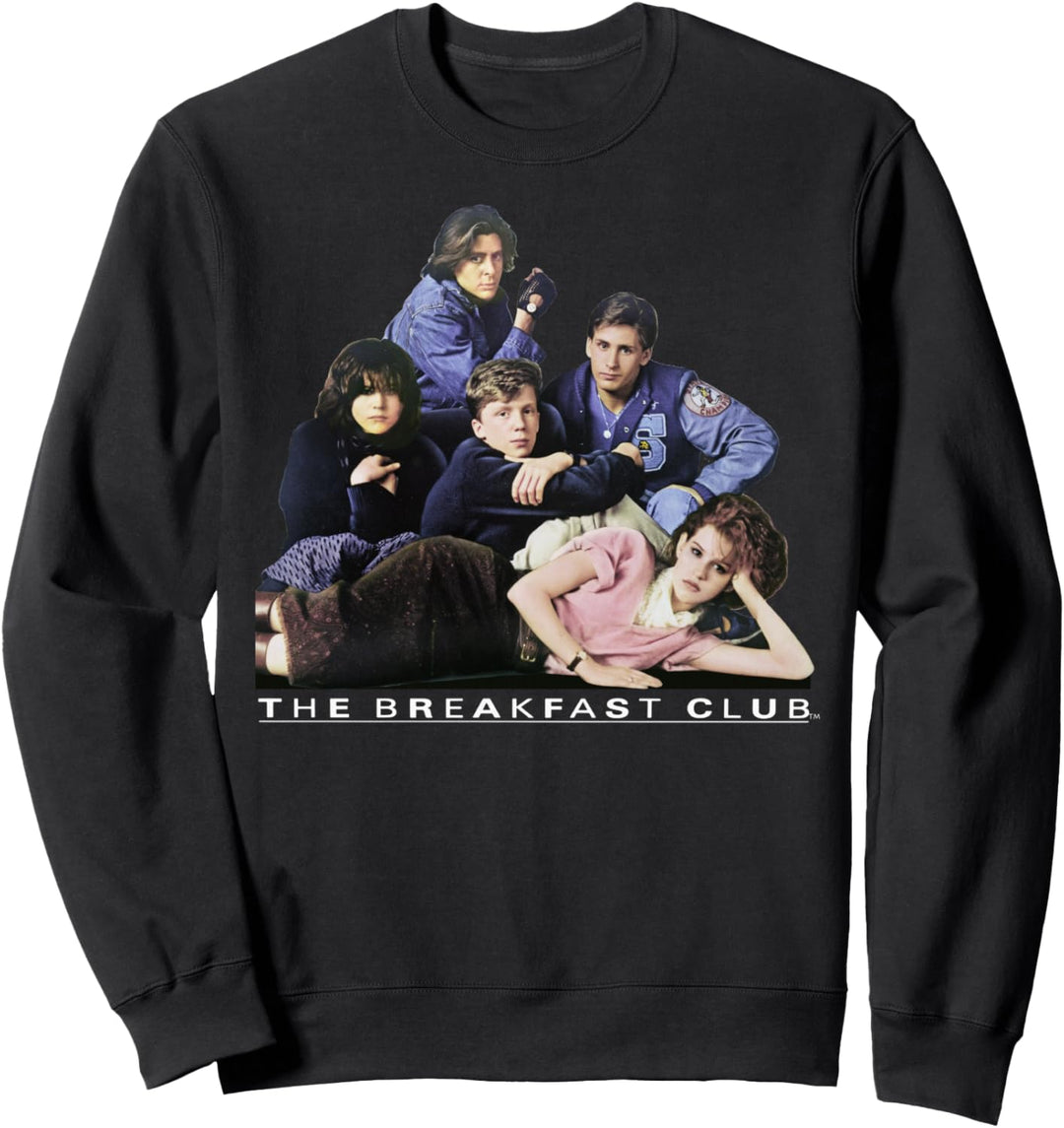 Breakfast Club Group Portrait Movie Logo Sweatshirt