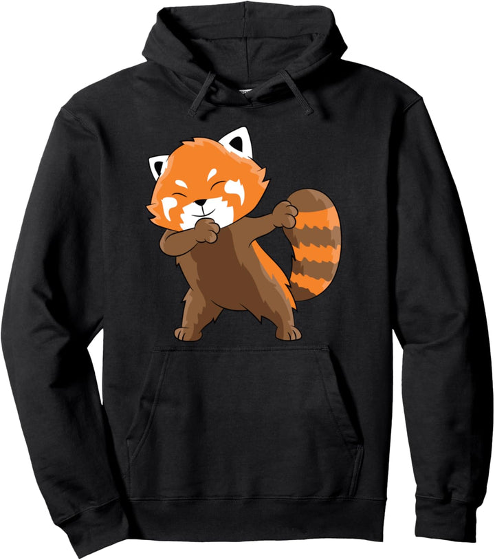 Dabbing Roter Panda Red Panda Pullover Hoodie