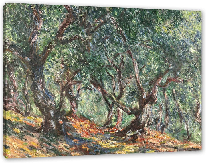 Generisch Claude Monet - Die Bodmer Eiche Fontainebleau als Leinwandbild/Grösse: 100x70 cm/Wandbild/