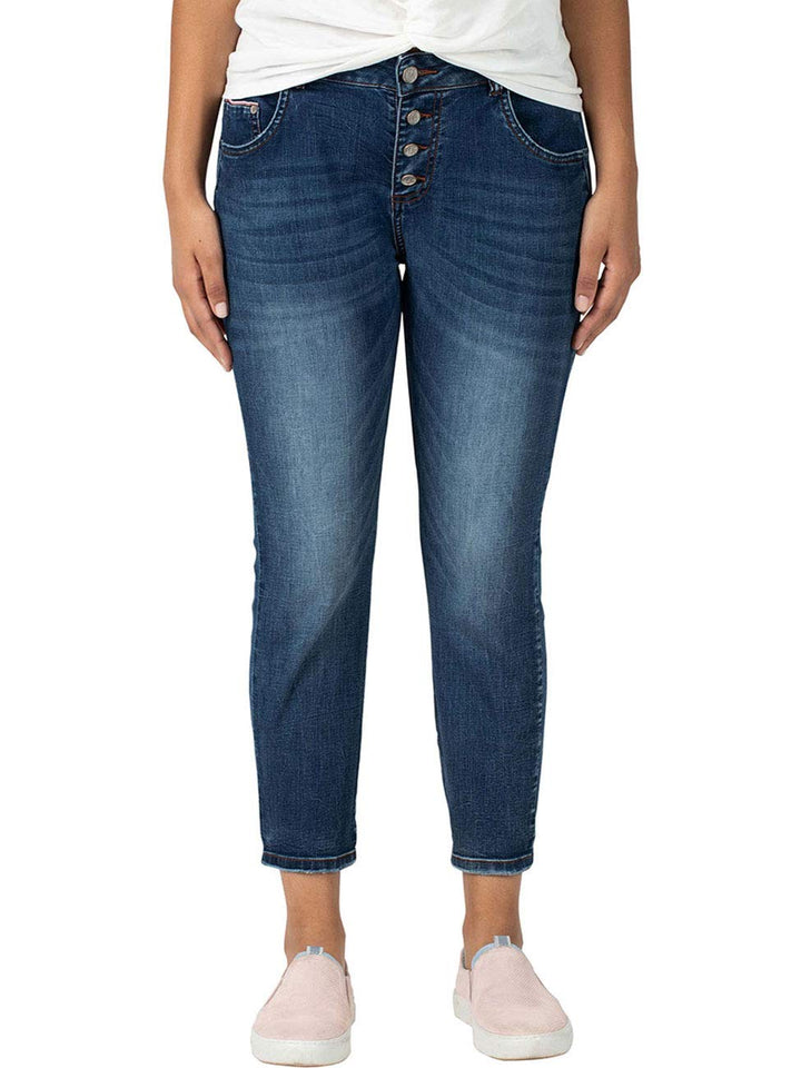 Timezone Damen Regular Jillytz Cropped Jeans, Blau (Skylight Blue Wash 3336)